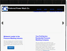 Tablet Screenshot of preferredpowerwash.net